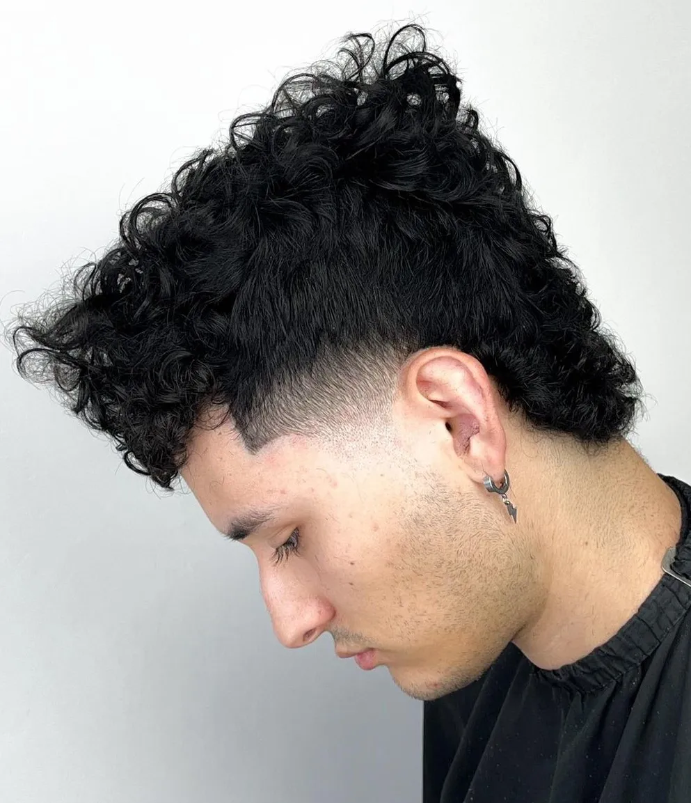45 Crew Cut Haircut Ideas – Clean & Practical Style-Wavy Temple Fade Haircut
