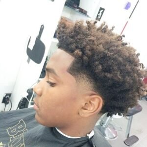 Short black men’s haircut-High Skin Blur + Wave Turn