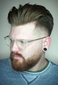 45 Crew Cut Haircut Ideas – Clean & Practical Style-Crew Cut with Deep Line