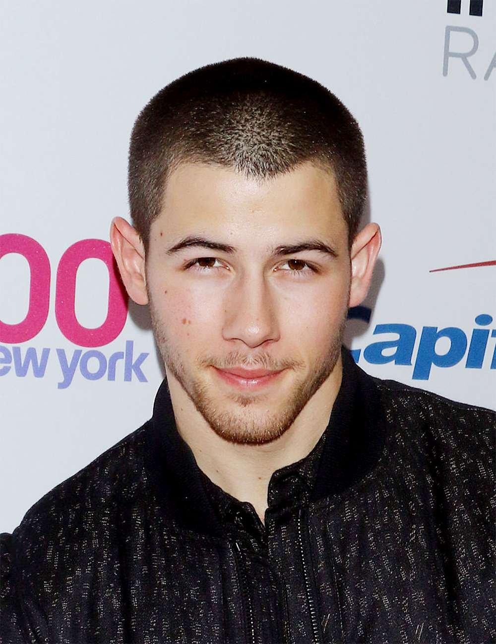 80 Men Hairstyles For Round Face-Nick Jonas’s Buzz Cut