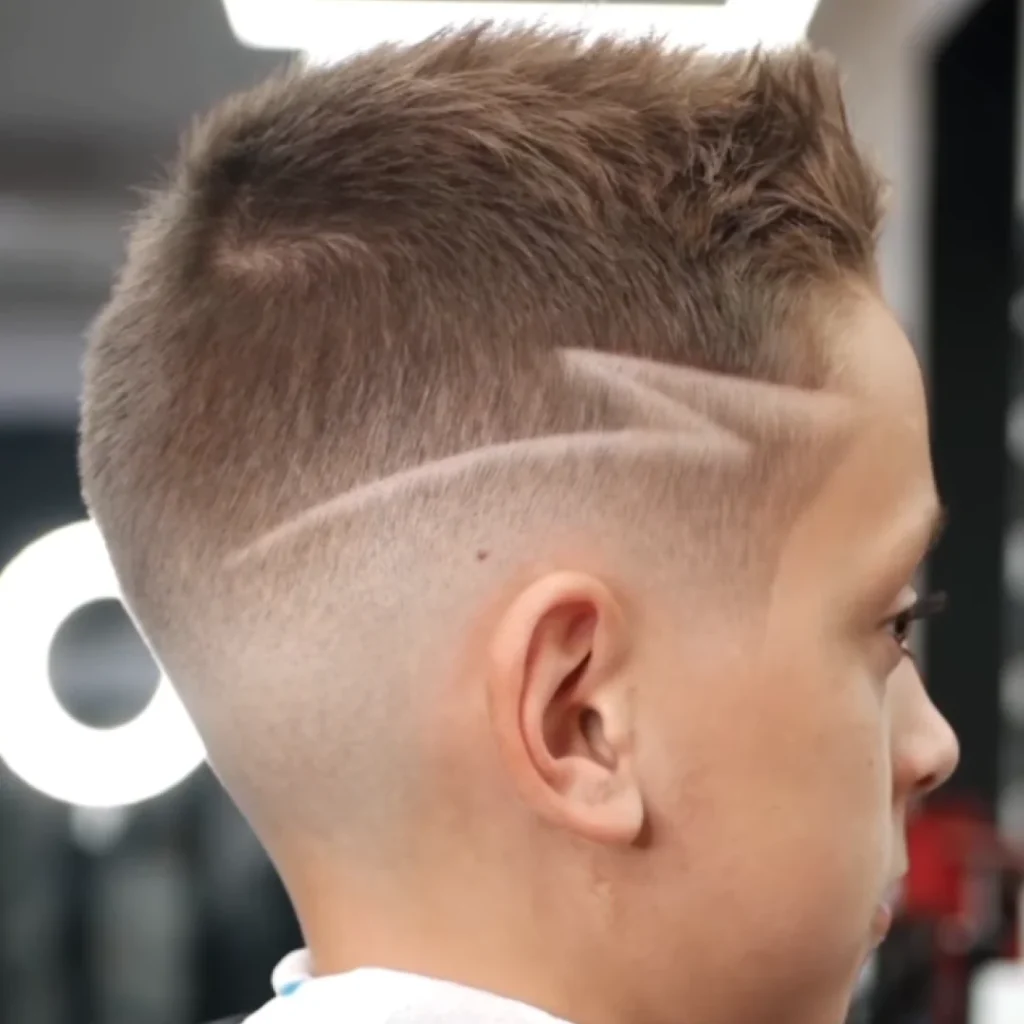 45 Crew Cut Haircut Ideas – Clean & Practical Style-Fade with Side Design